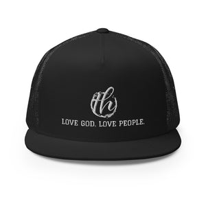 LOVE GOD. LOVE PEOPLE. Trucker Cap