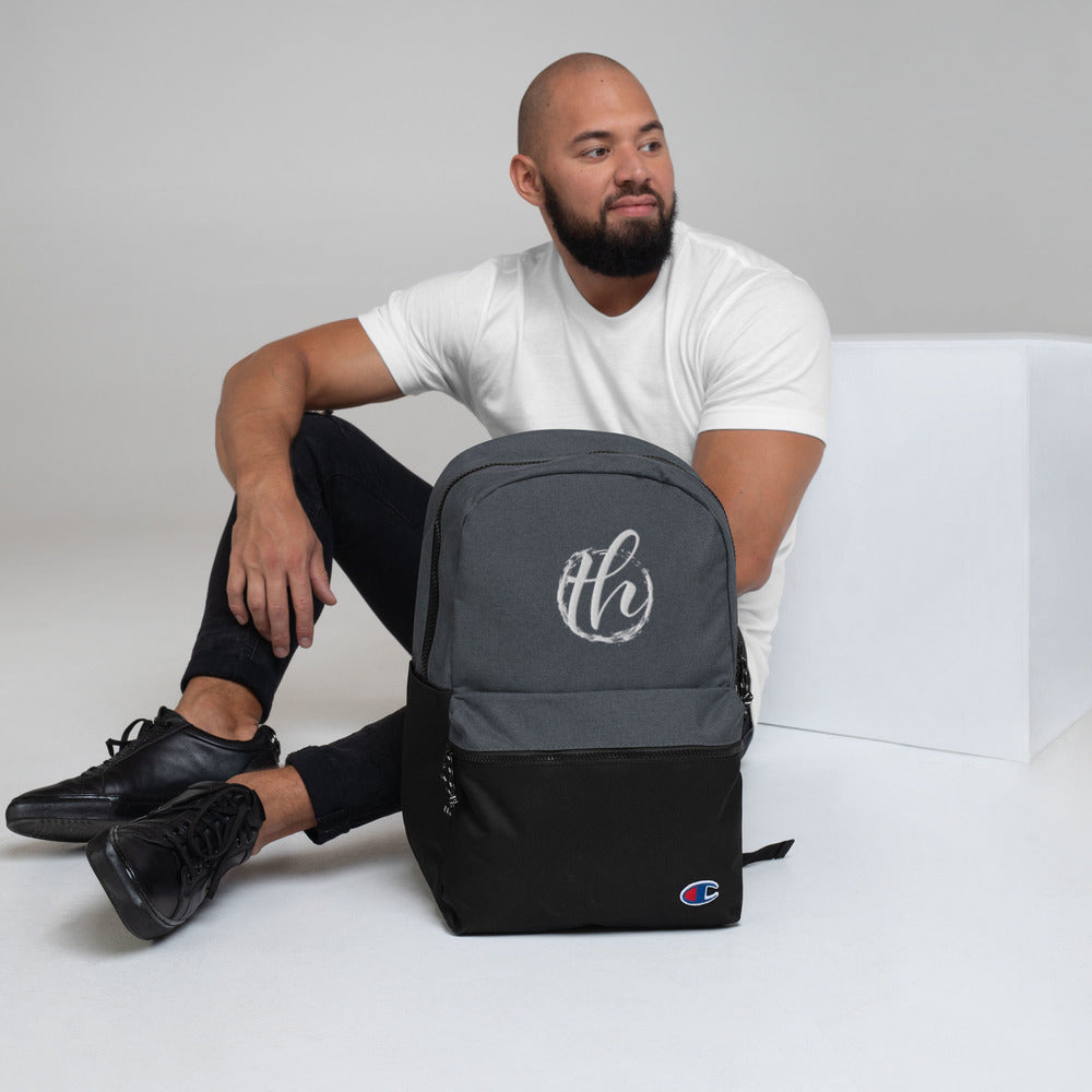 The House logo Men's Embroidered Champion Backpack