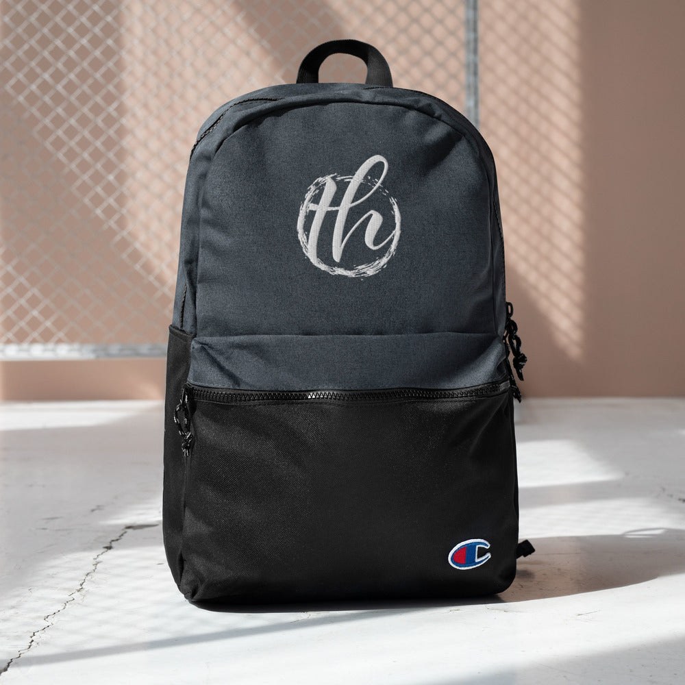 The House logo Men's Embroidered Champion Backpack