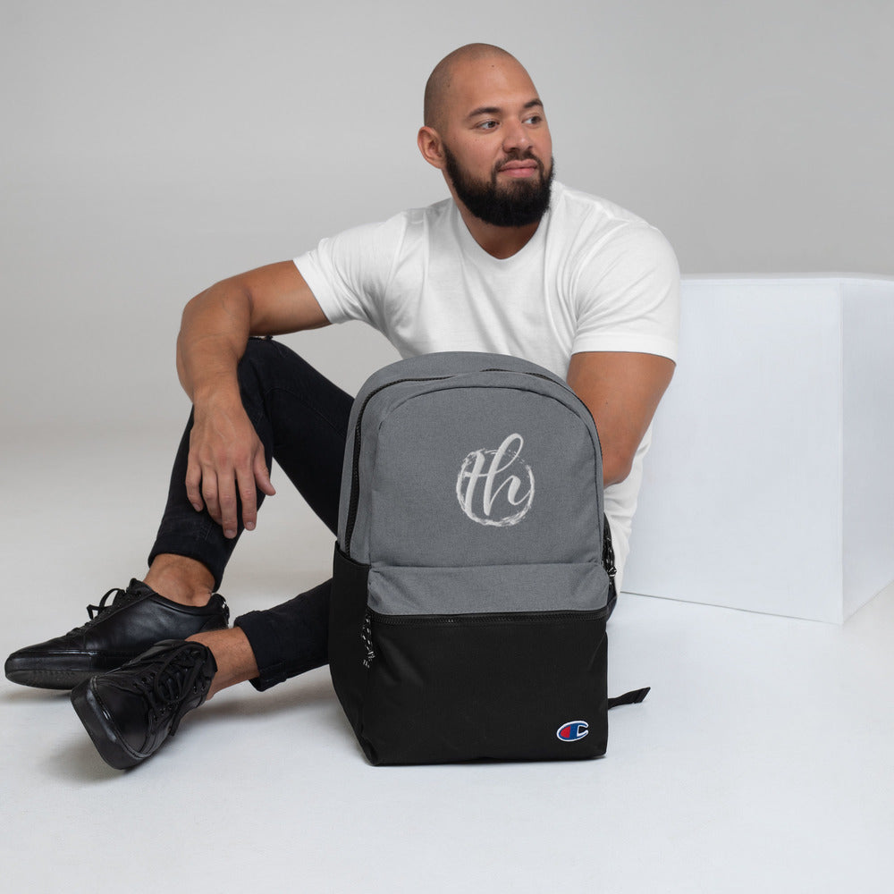 The House logo Men's Embroidered Champion Backpack