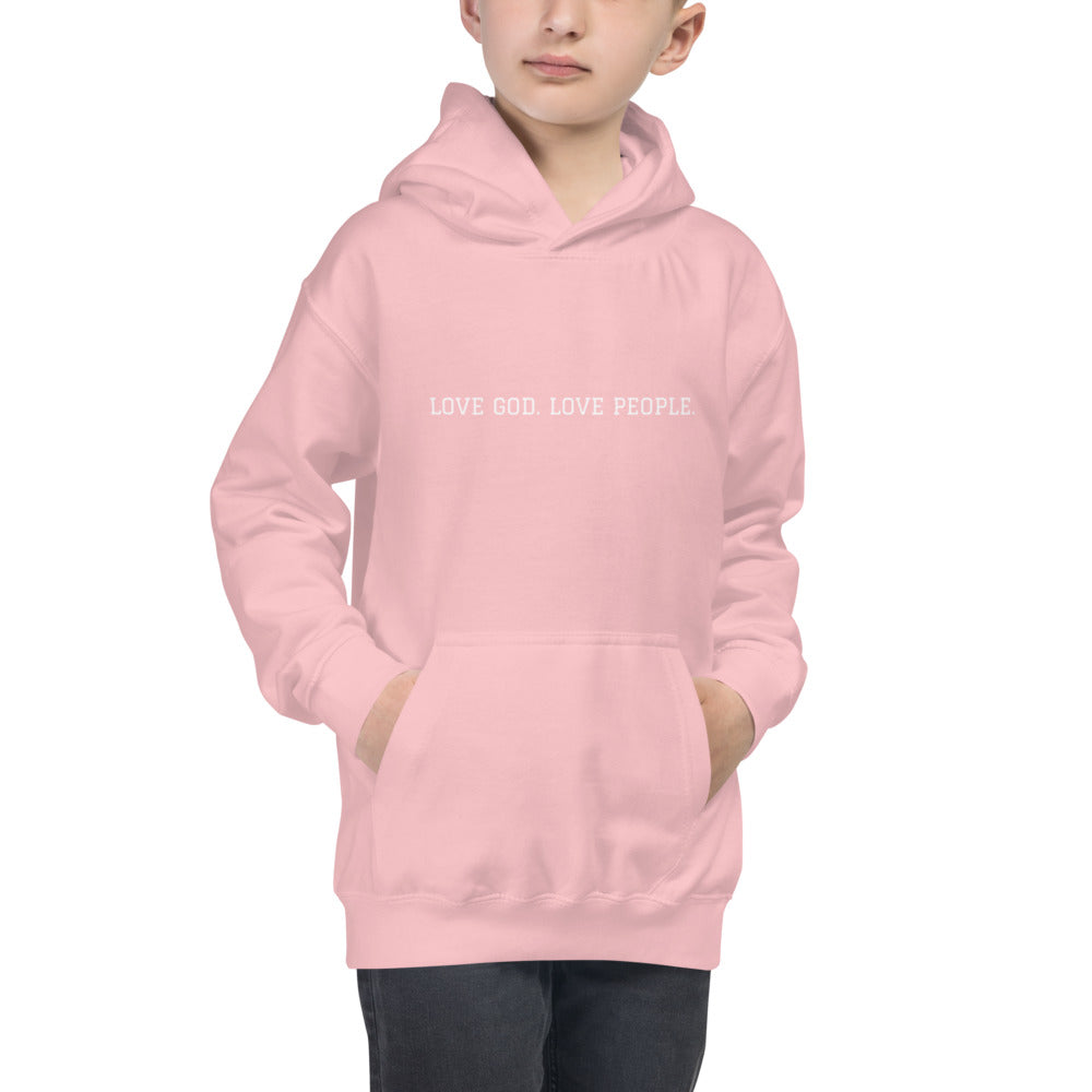 LOVE GOD. LOVE PEOPLE. Boys Hoodie