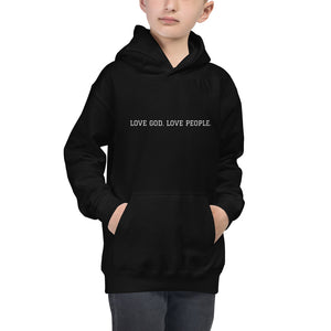 LOVE GOD. LOVE PEOPLE. Boys Hoodie