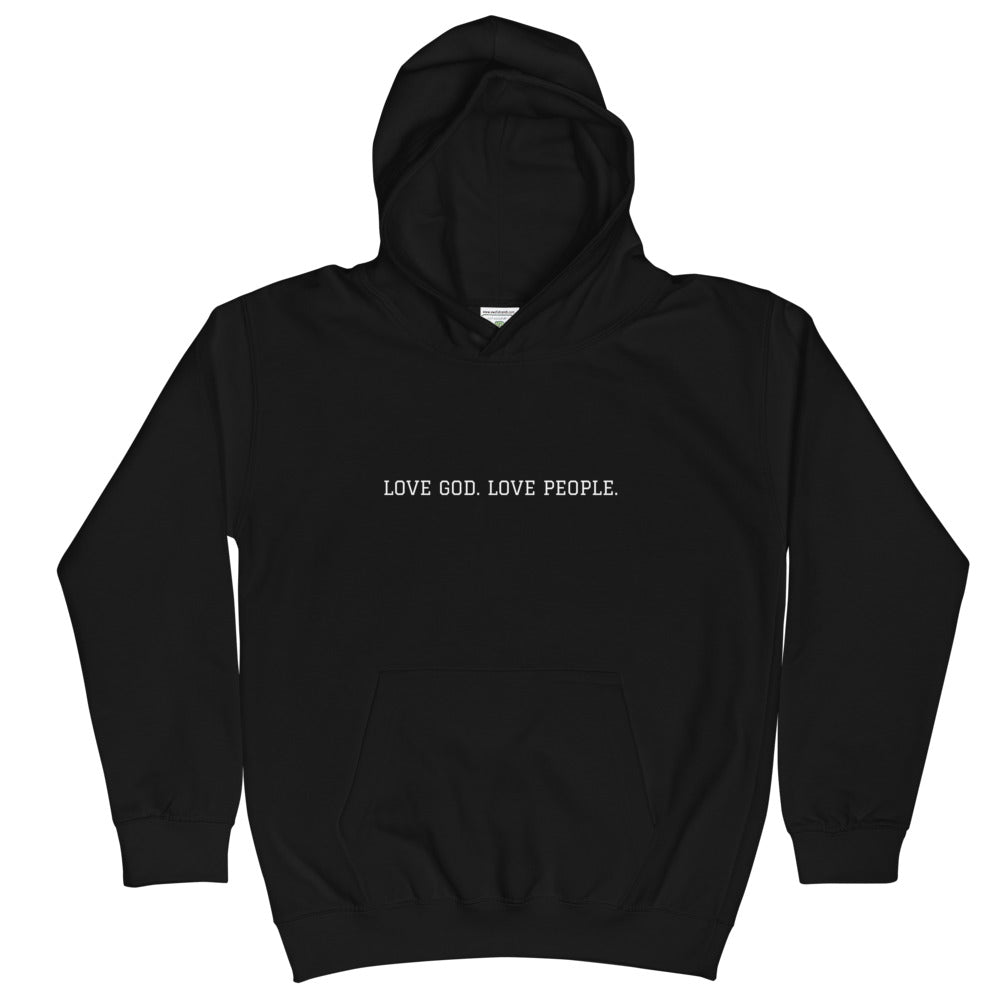 LOVE GOD. LOVE PEOPLE. Boys Hoodie