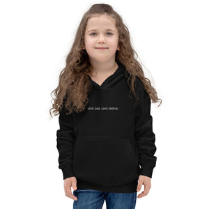 LOVE GOD. LOVE PEOPLE. Girls Hoodie