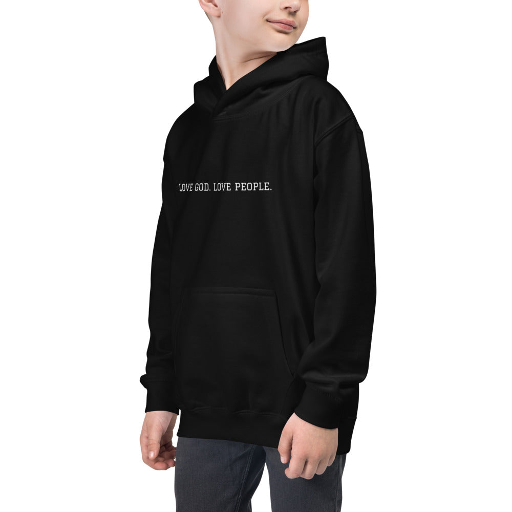 LOVE GOD. LOVE PEOPLE. Boys Hoodie