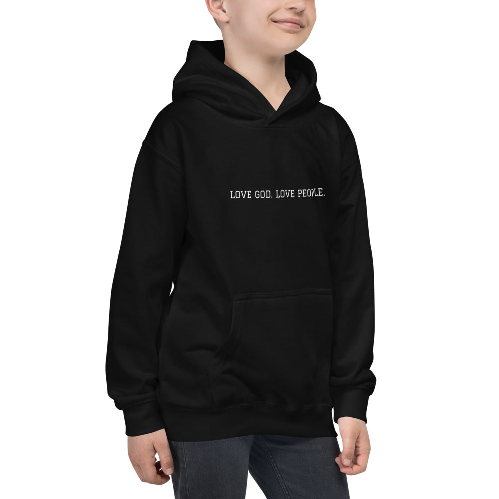 LOVE GOD. LOVE PEOPLE. Boys Hoodie