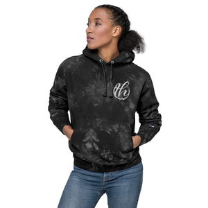 The House logo Women's Champion tie-dye hoodie