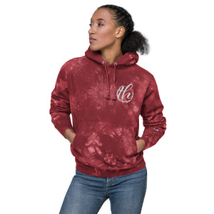 The House logo Women's Champion tie-dye hoodie