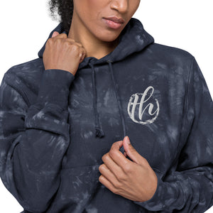 The House logo Women's Champion tie-dye hoodie