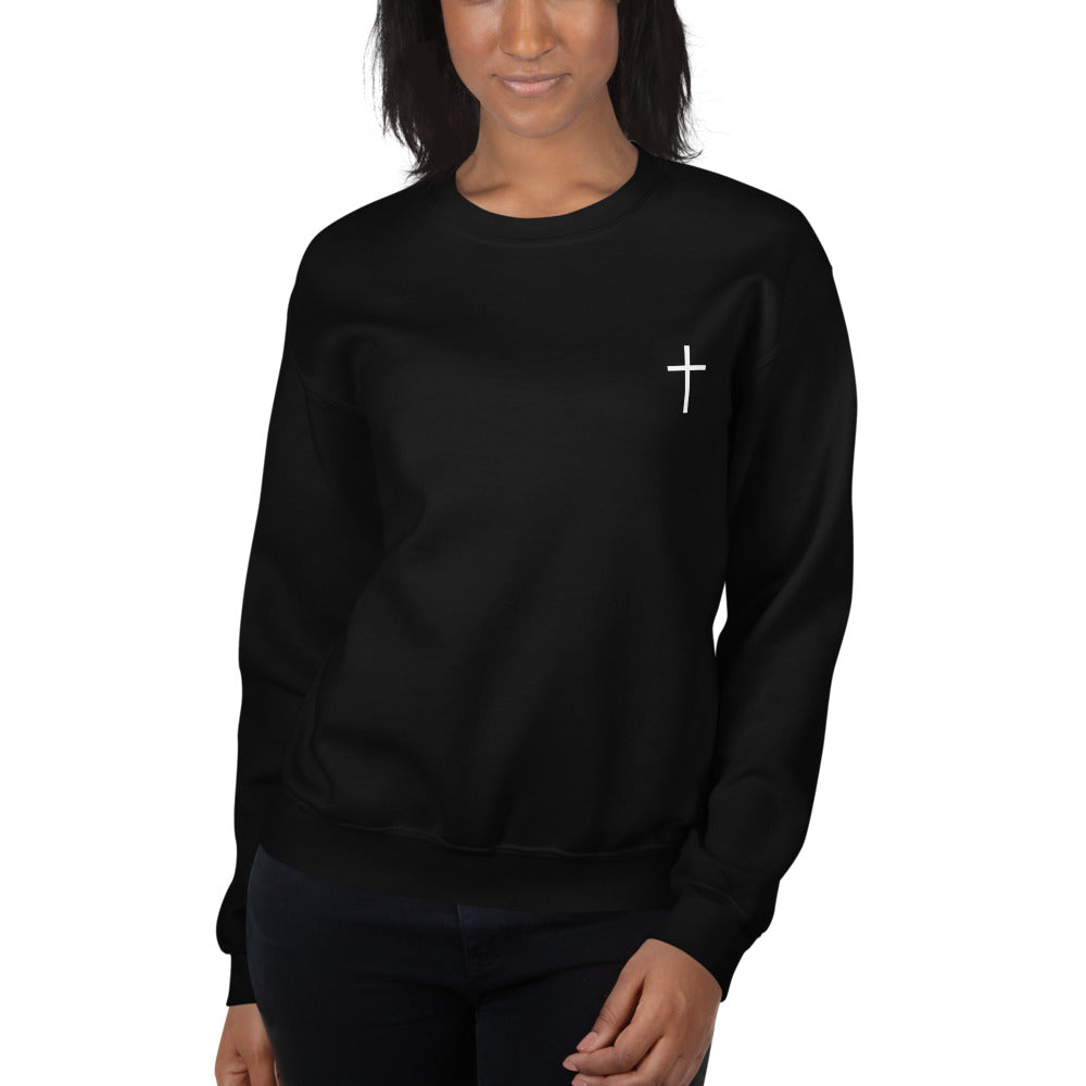 Cross Front LOVE GOD. LOVE PEOPLE. Women's Sweatshirt