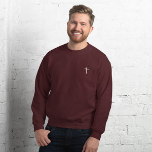 Cross Front LOVE GOD. LOVE PEOPLE. Men's Sweatshirt