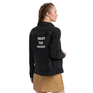 Trust The Process Women's denim jacket