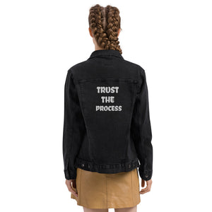 Trust The Process Women's denim jacket