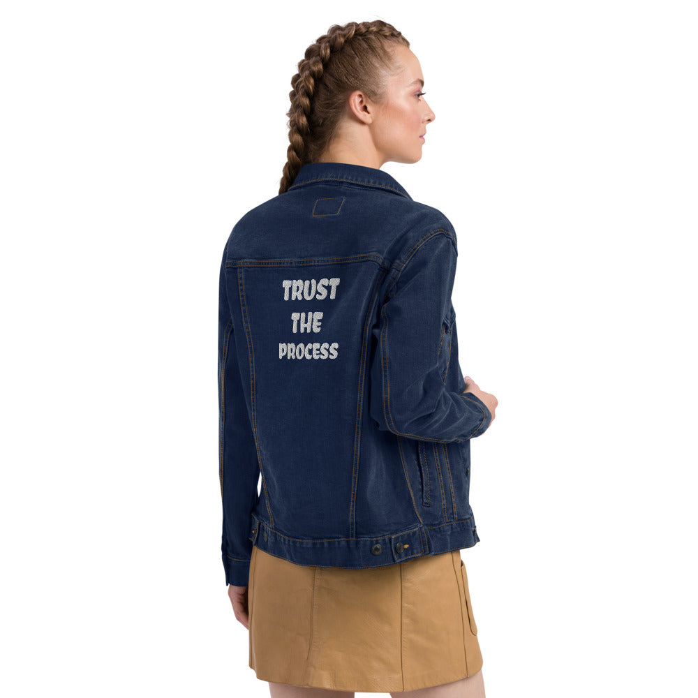Trust The Process Women's denim jacket