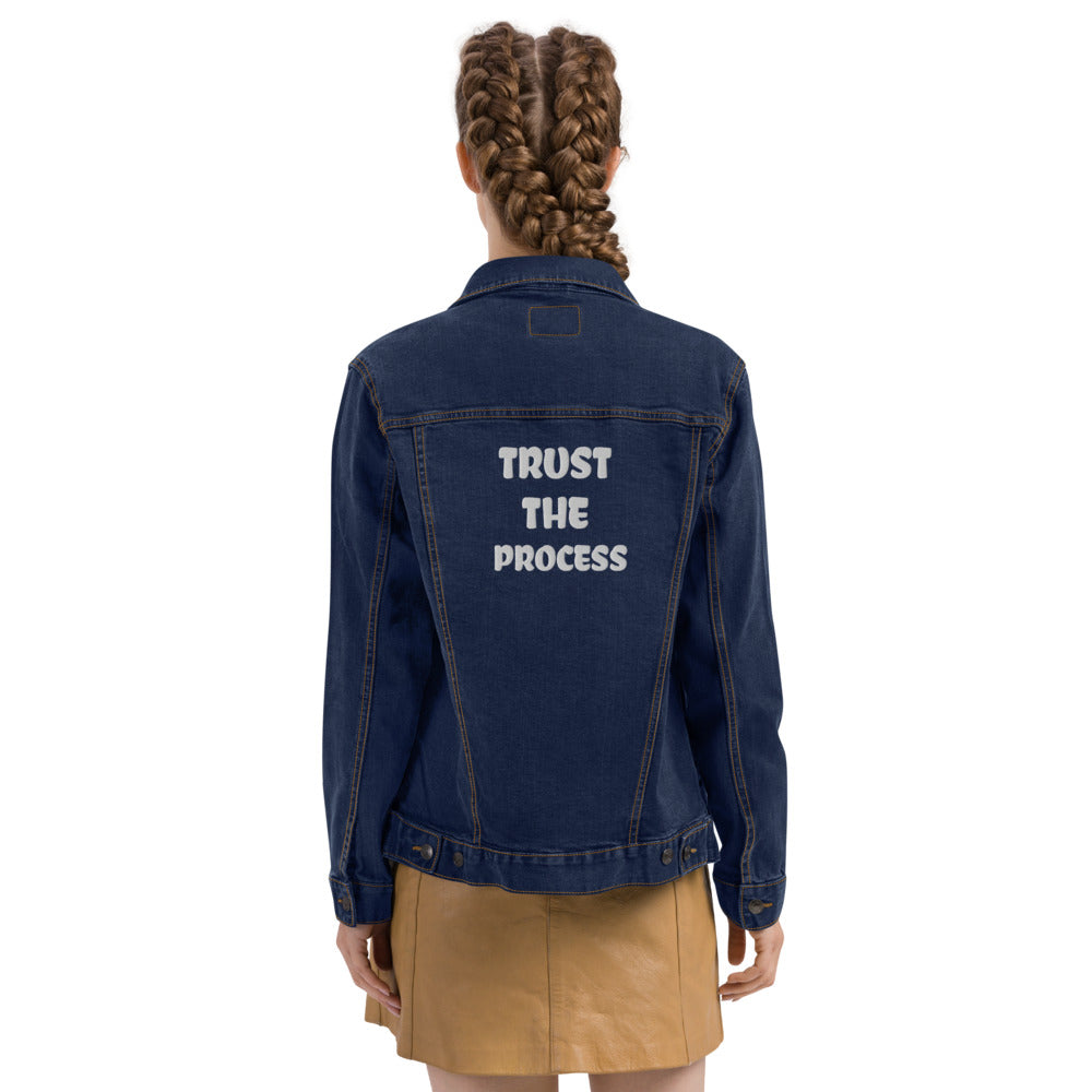 Trust The Process Women's denim jacket
