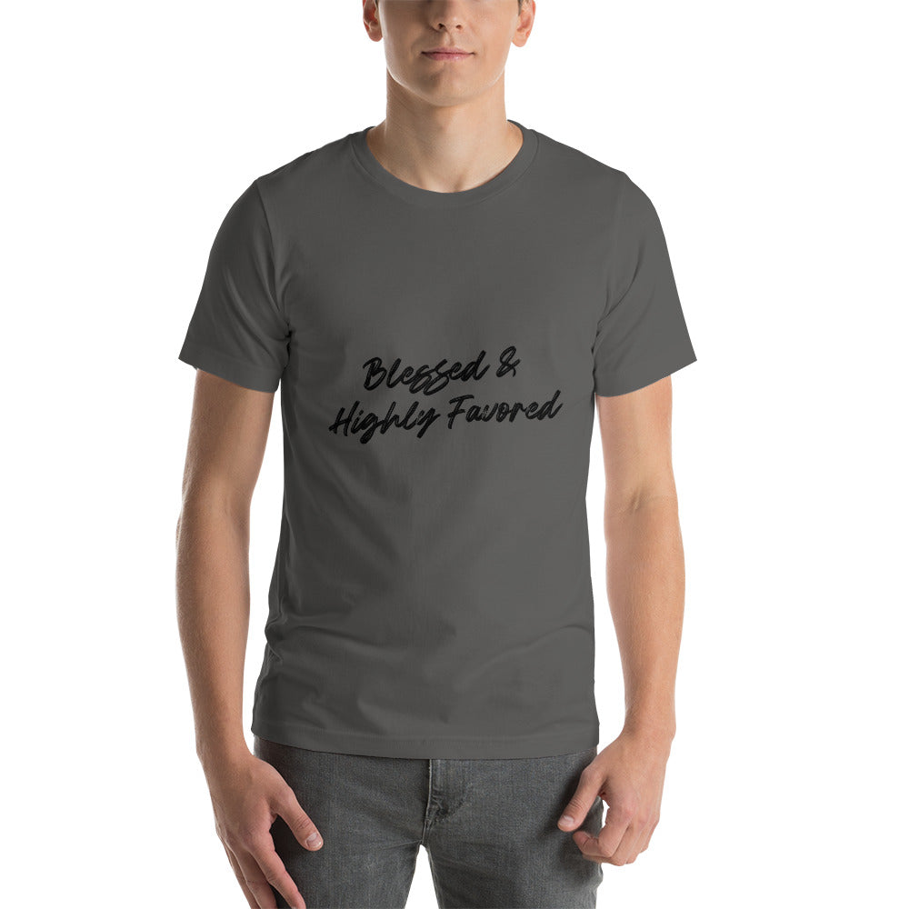 Blessed & Highly Favored Men's Short-Sleeve T-Shirt