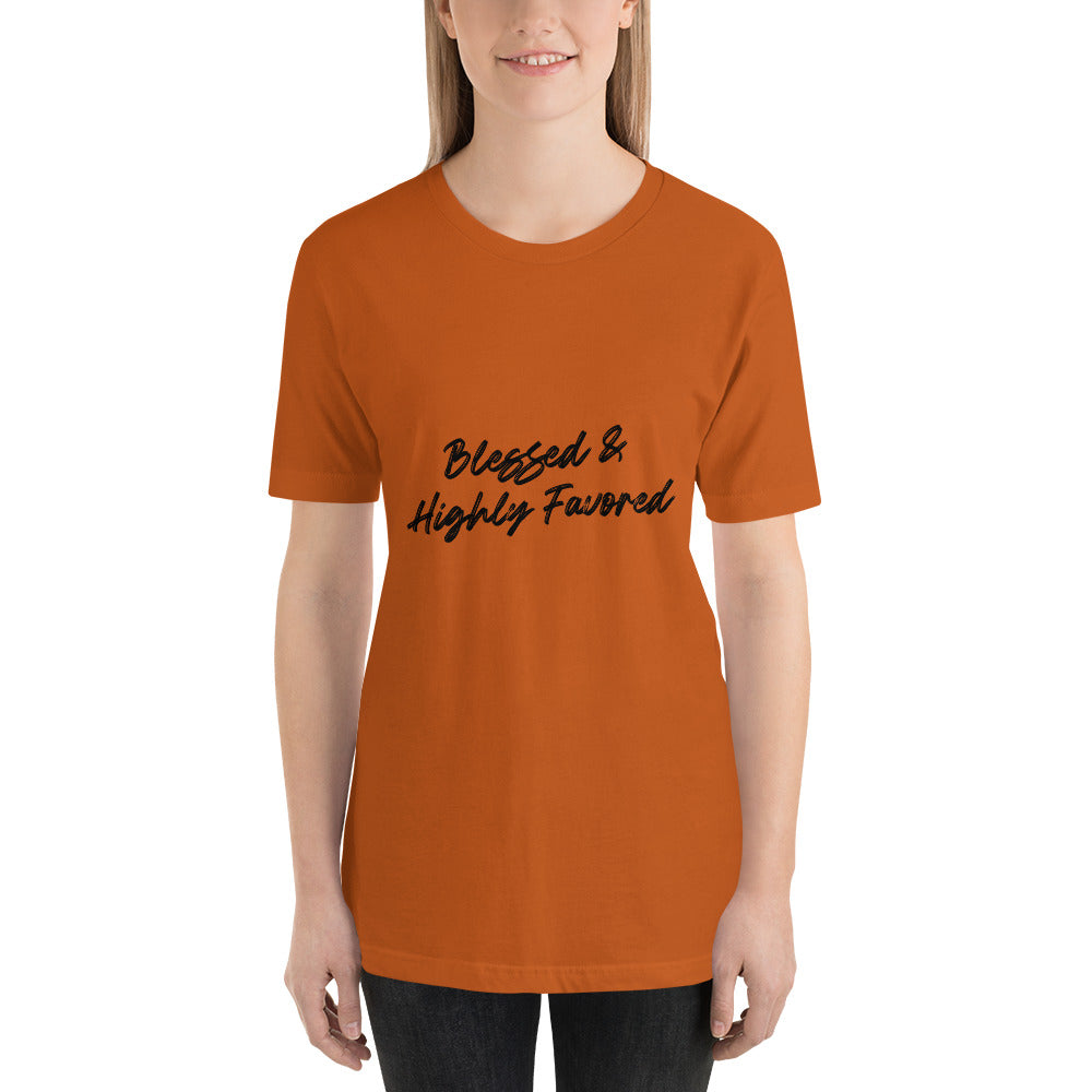 Blessed & Highly Favored Women's Short-Sleeve T-Shirt