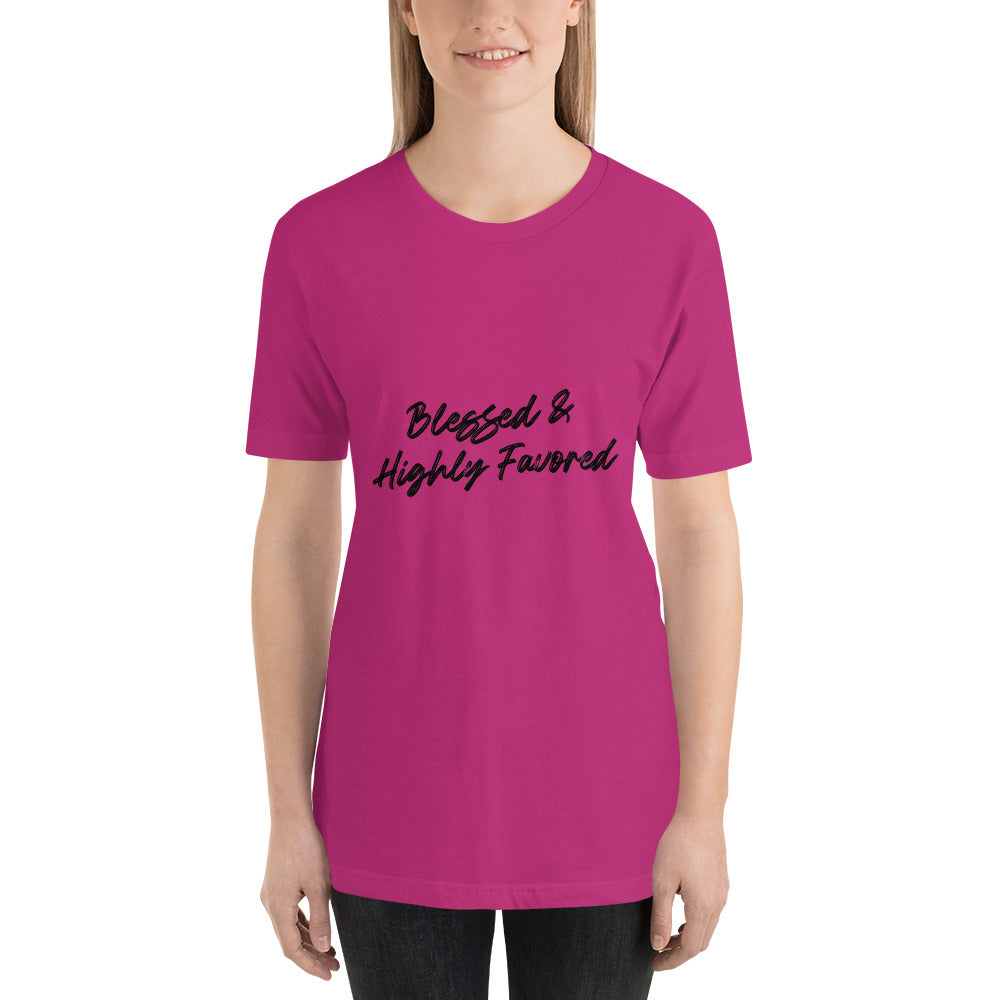 Blessed & Highly Favored Women's Short-Sleeve T-Shirt