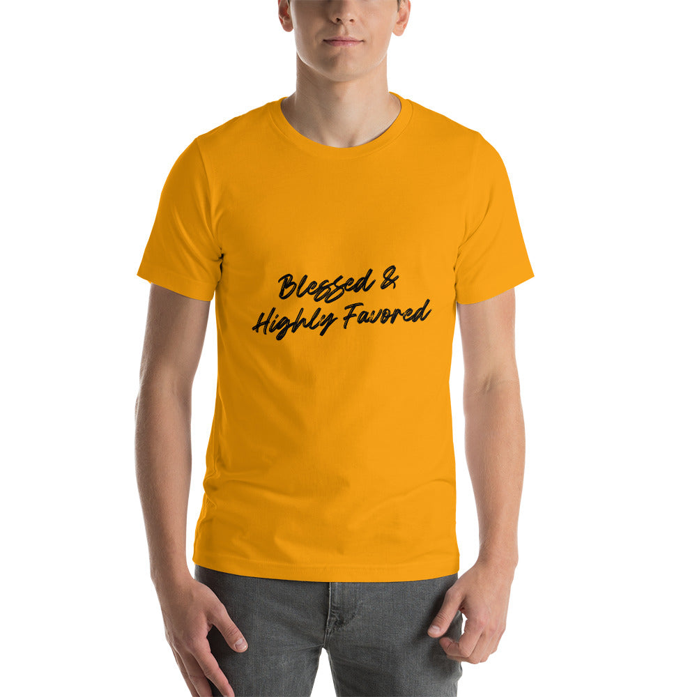 Blessed & Highly Favored Men's Short-Sleeve T-Shirt