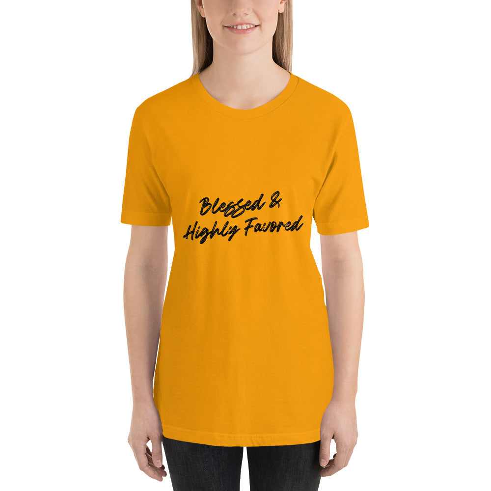 Blessed & Highly Favored Women's Short-Sleeve T-Shirt