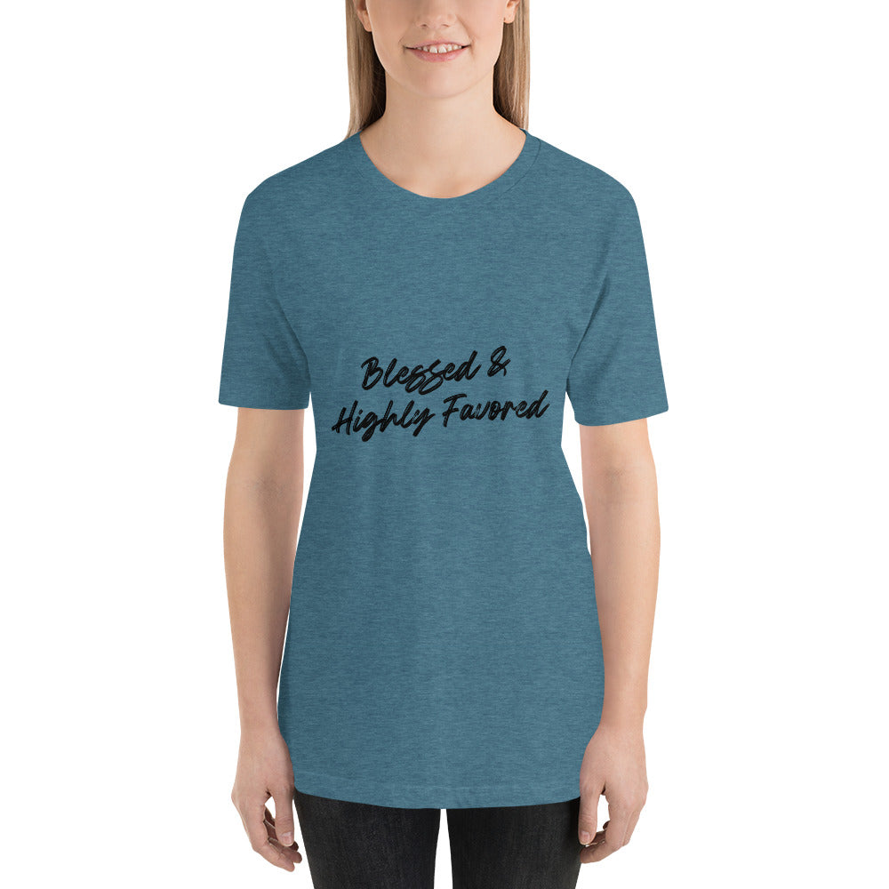 Blessed & Highly Favored Women's Short-Sleeve T-Shirt