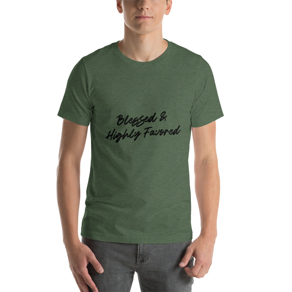 Blessed & Highly Favored Men's Short-Sleeve T-Shirt