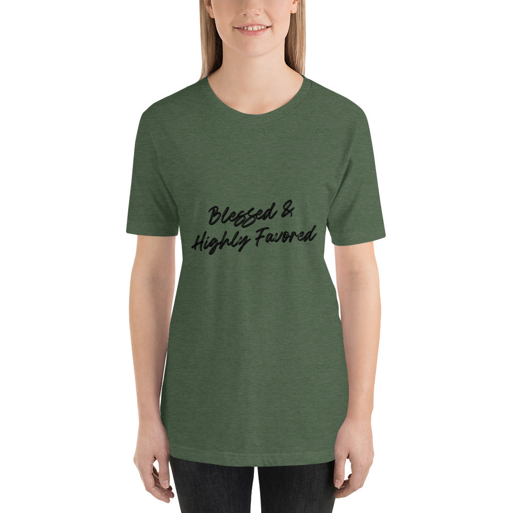 Blessed & Highly Favored Women's Short-Sleeve T-Shirt