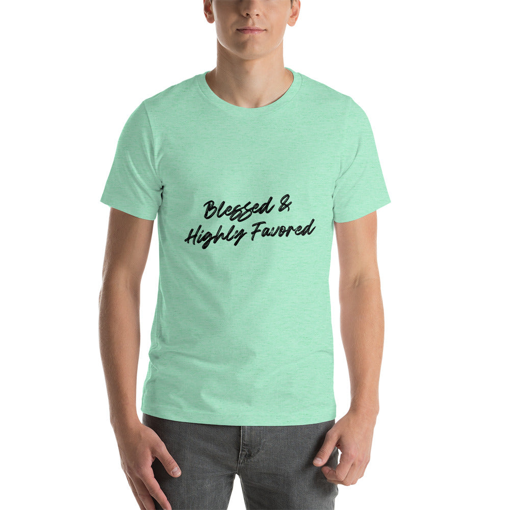 Blessed & Highly Favored Men's Short-Sleeve T-Shirt