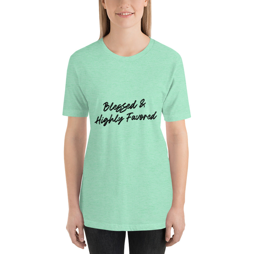Blessed & Highly Favored Women's Short-Sleeve T-Shirt