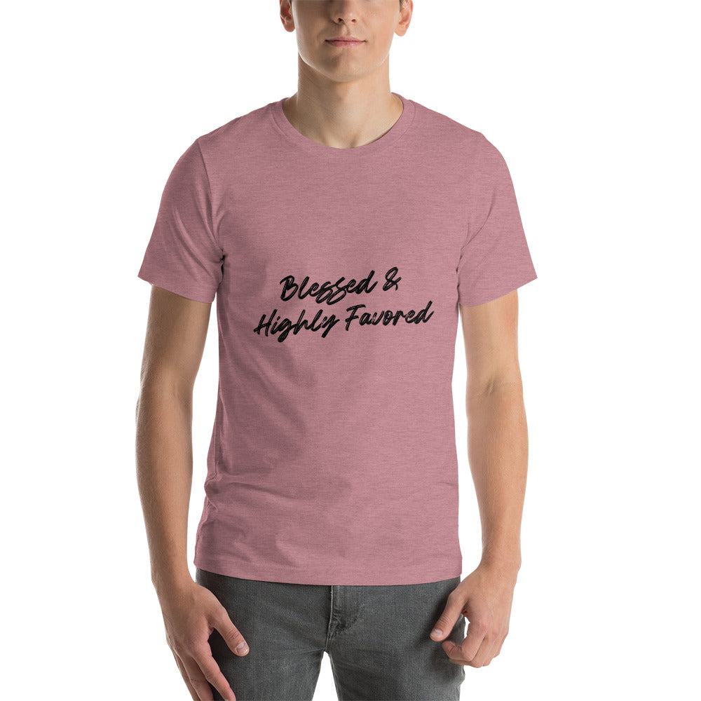 Blessed & Highly Favored Men's Short-Sleeve T-Shirt