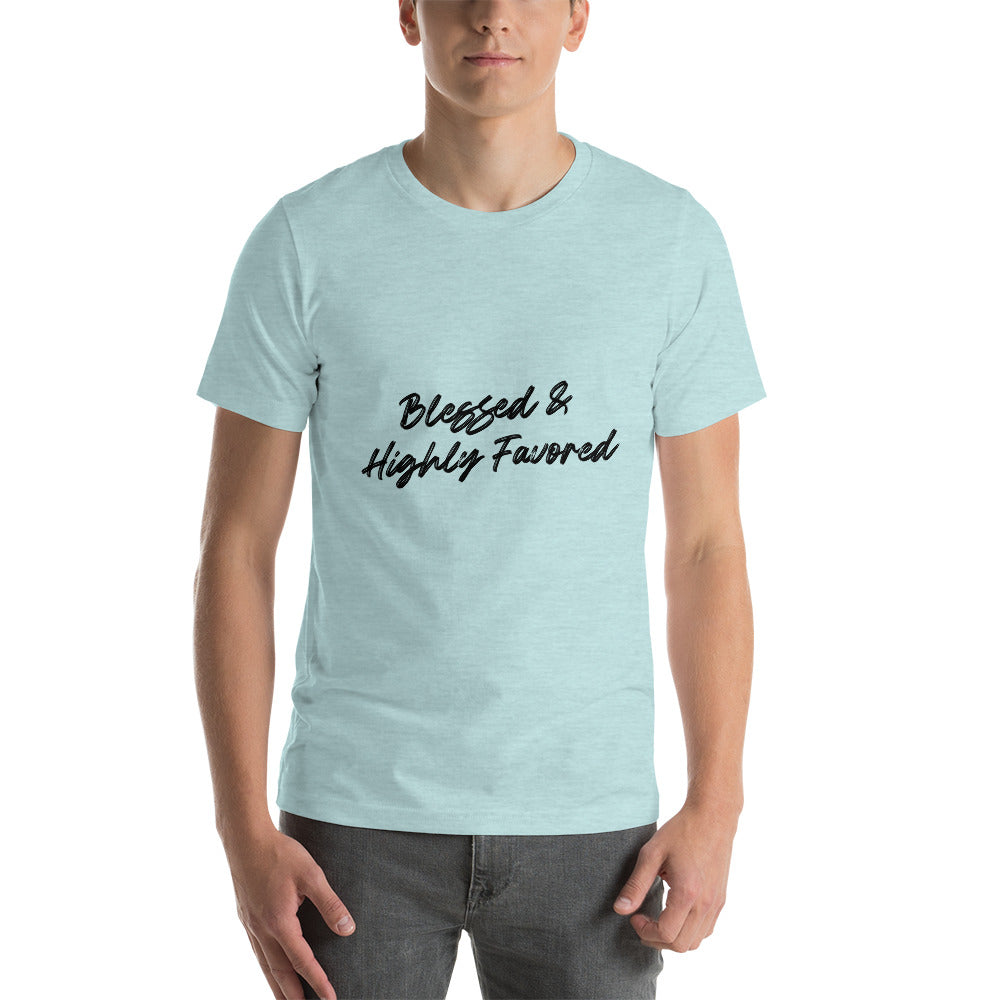 Blessed & Highly Favored Men's Short-Sleeve T-Shirt