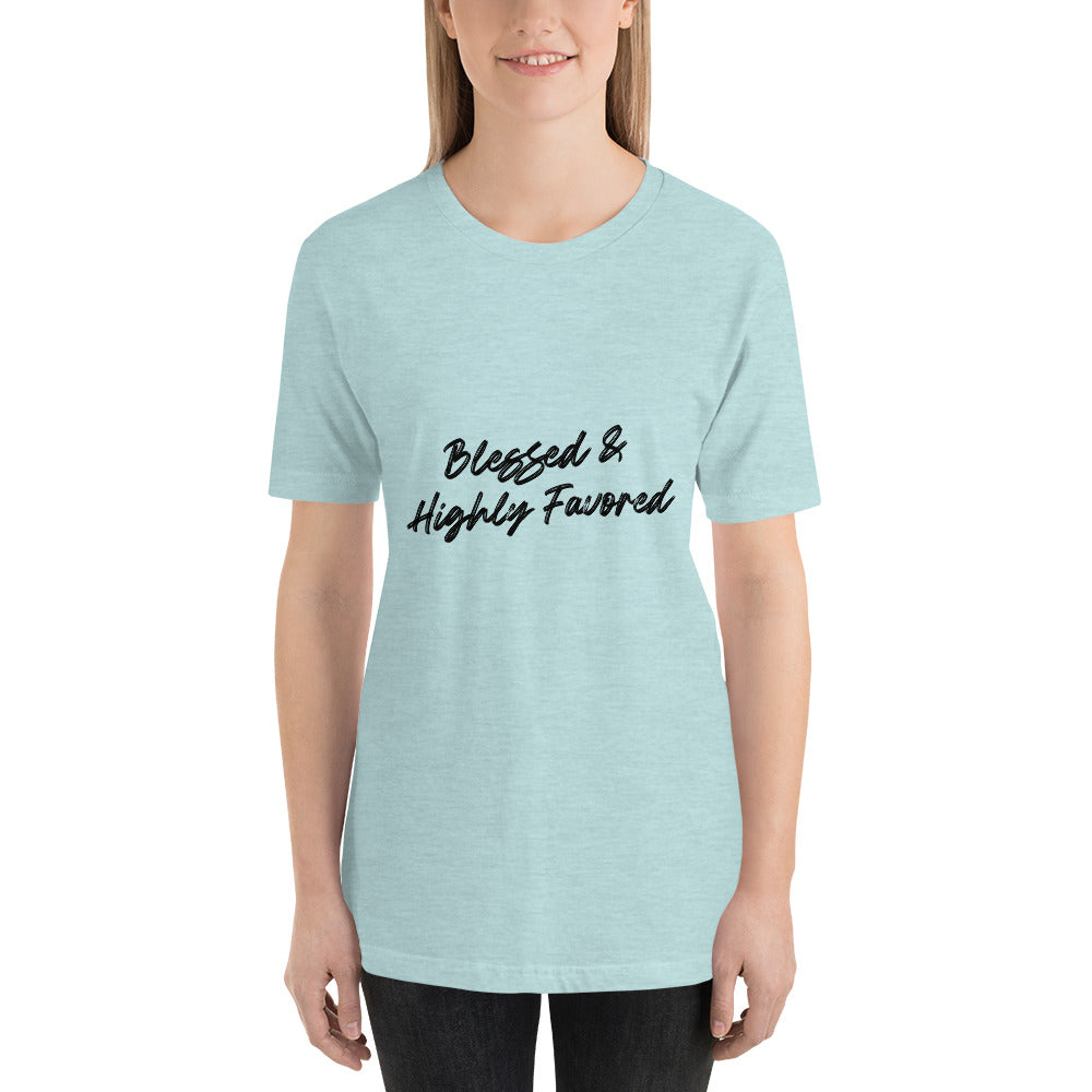 Blessed & Highly Favored Women's Short-Sleeve T-Shirt