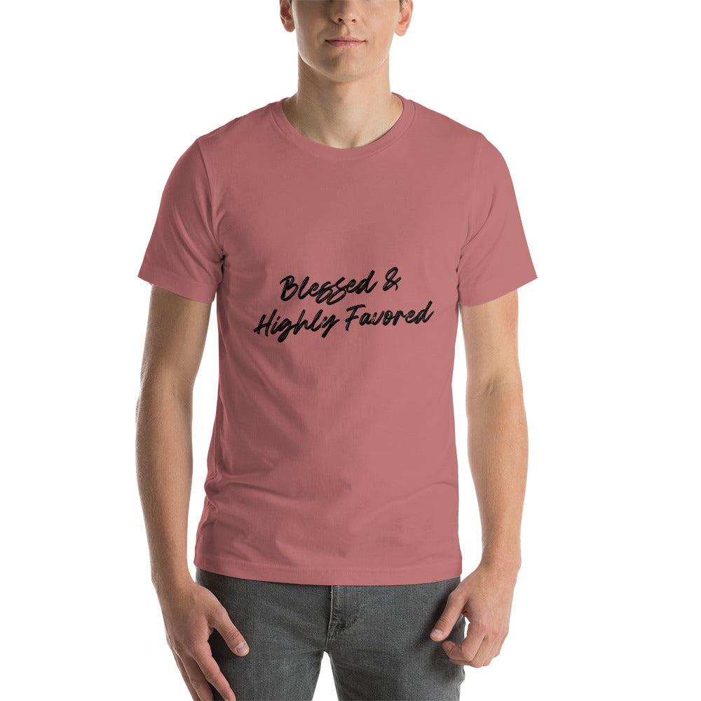 Blessed & Highly Favored Men's Short-Sleeve T-Shirt