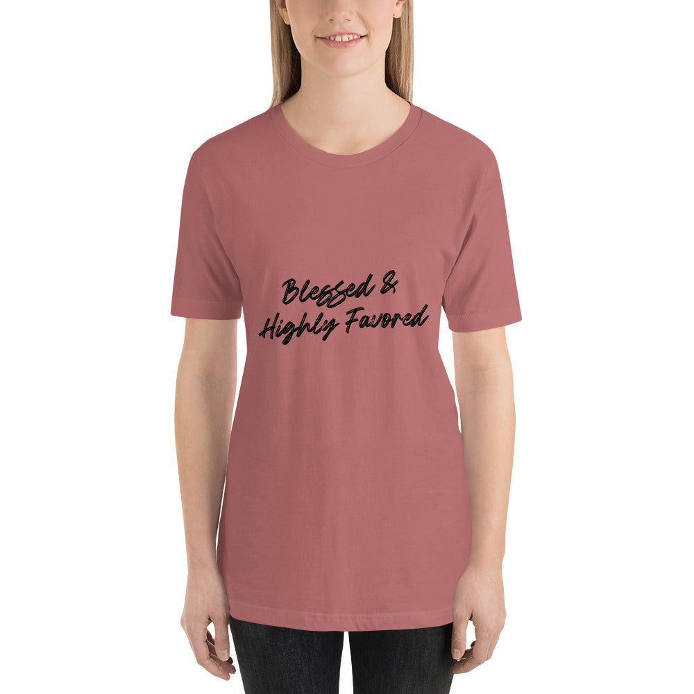 Blessed & Highly Favored Women's Short-Sleeve T-Shirt