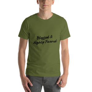 Blessed & Highly Favored Men's Short-Sleeve T-Shirt