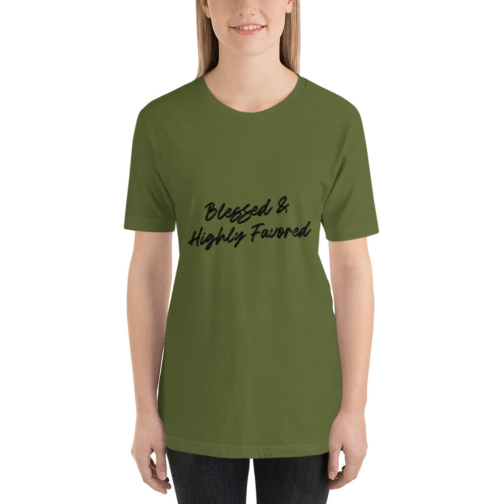 Blessed & Highly Favored Women's Short-Sleeve T-Shirt