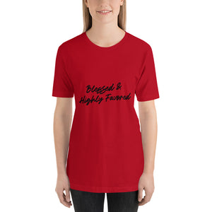 Blessed & Highly Favored Women's Short-Sleeve T-Shirt