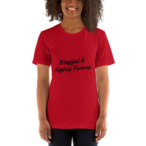 Blessed & Highly Favored Women's Short-Sleeve T-Shirt