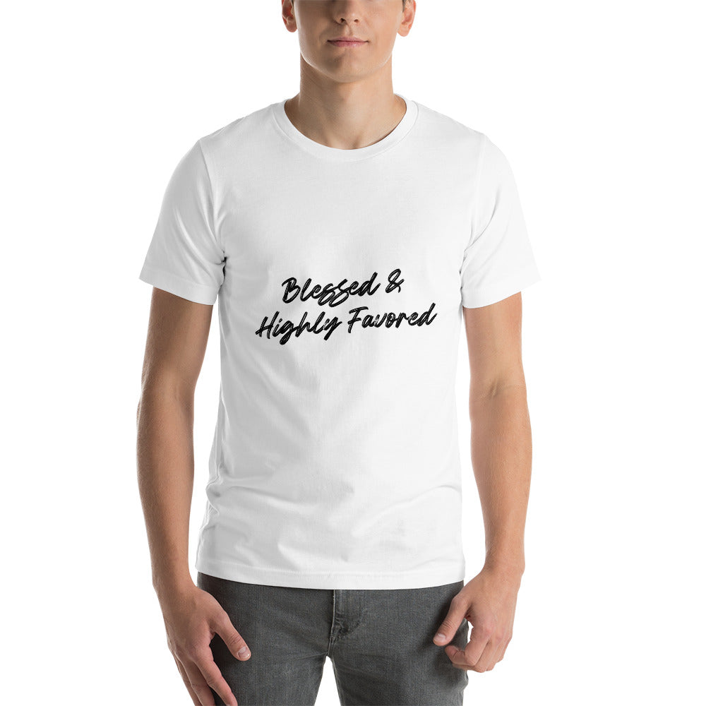 Blessed & Highly Favored Men's Short-Sleeve T-Shirt