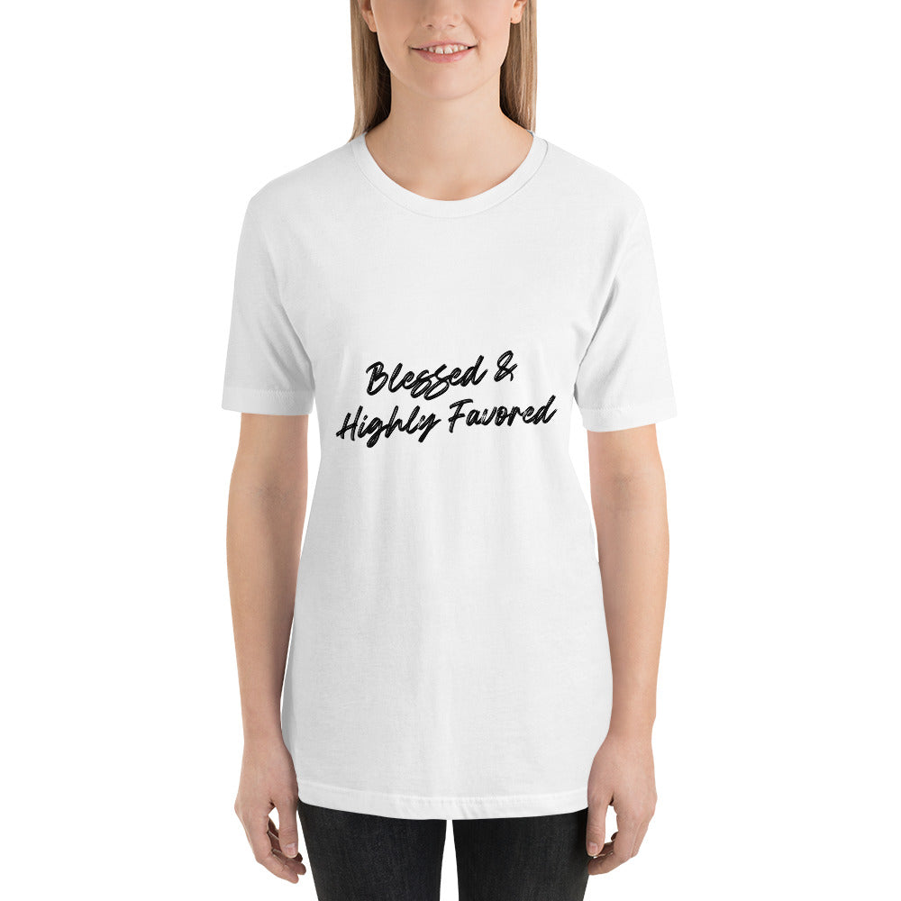 Blessed & Highly Favored Women's Short-Sleeve T-Shirt