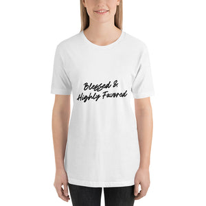 Blessed & Highly Favored Women's Short-Sleeve T-Shirt