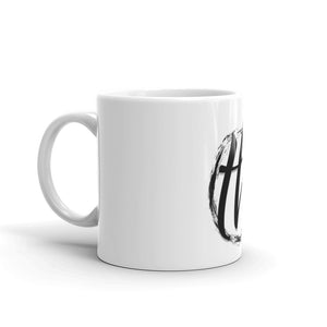 The House logo White glossy mug