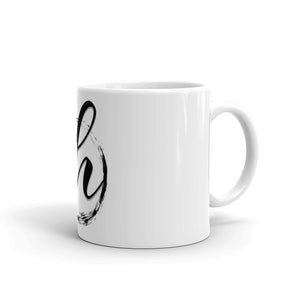 The House logo White glossy mug