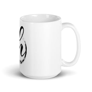The House logo White glossy mug